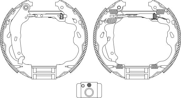 Textar 84064502 - Brake Shoe Set onlydrive.pro