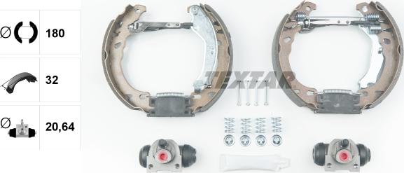 Textar 84064600 - Brake Shoe Set onlydrive.pro