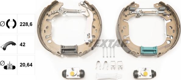 Textar 84065400 - Brake Shoe Set onlydrive.pro