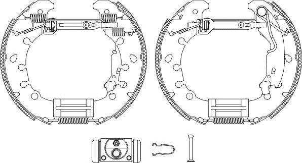 Textar 84065300 - Brake Shoe Set onlydrive.pro