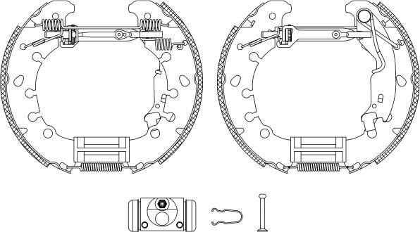 Textar 84065301 - Brake Shoe Set onlydrive.pro