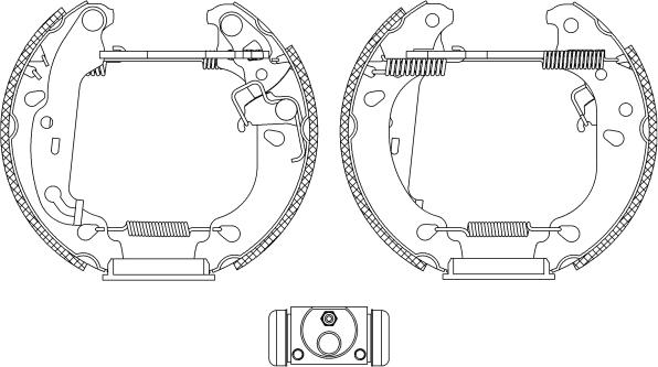 Textar 84060000 - Brake Shoe Set onlydrive.pro