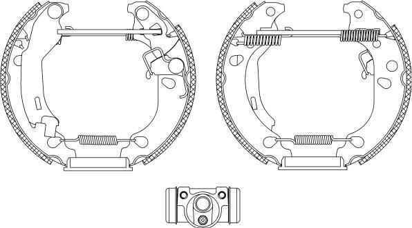 Textar 84061000 - Brake Shoe Set onlydrive.pro