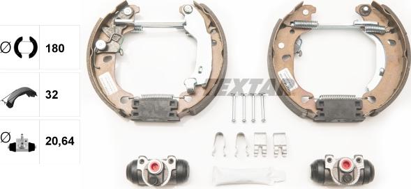 Textar 84061000 - Brake Shoe Set onlydrive.pro