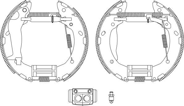 Textar 84063300 - Brake Shoe Set onlydrive.pro