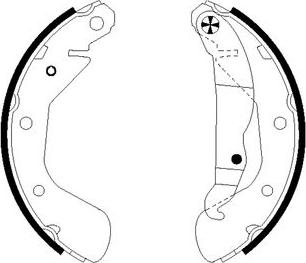 Textar 83058200 - Brake Shoe Set onlydrive.pro