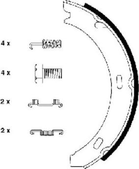 Textar 91032800 - Piduriklotside komplekt,seisupidur onlydrive.pro