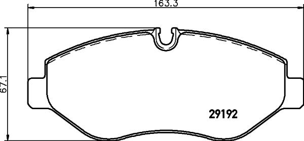 Textar 2919201 - Brake Pad Set, disc brake onlydrive.pro