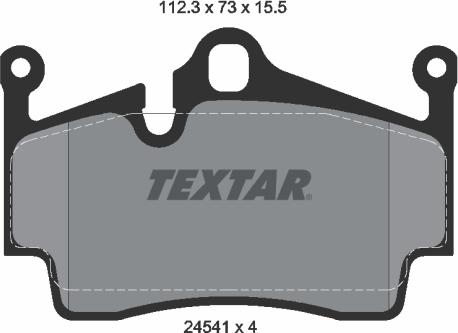 Textar 2454101 - Jarrupala, levyjarru onlydrive.pro