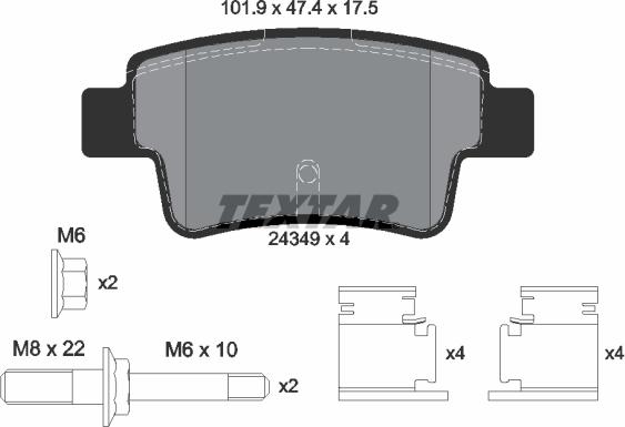 Textar 2434903 - Jarrupala, levyjarru onlydrive.pro