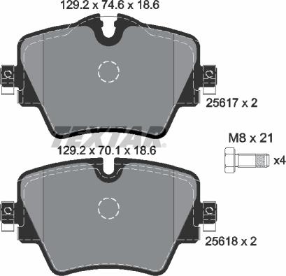 Textar 2561701 - Jarrupala, levyjarru onlydrive.pro