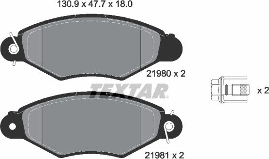 Textar 2198004 - Jarrupala, levyjarru onlydrive.pro