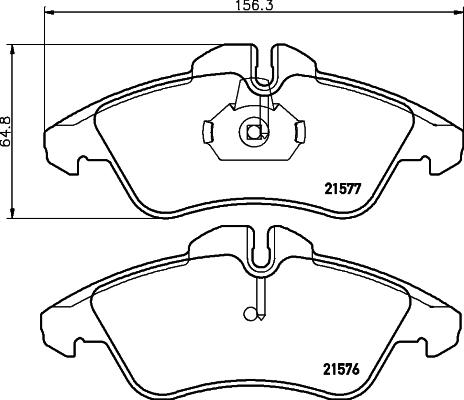 Textar 2157601 - Brake Pad Set, disc brake onlydrive.pro