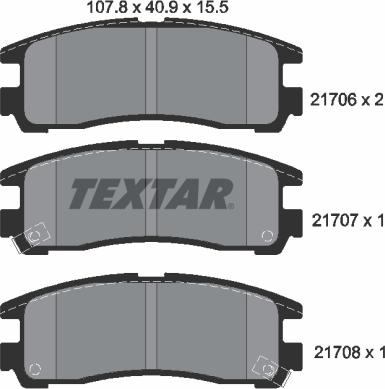 Textar 2170602 - Jarrupala, levyjarru onlydrive.pro