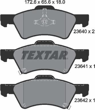 Textar 2364001 - Jarrupala, levyjarru onlydrive.pro