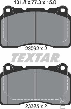 Textar 2309204 - Jarrupala, levyjarru onlydrive.pro