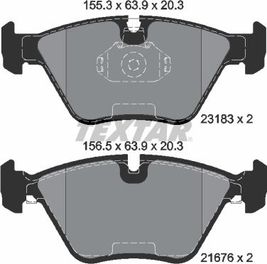 Textar 2318302 - Jarrupala, levyjarru onlydrive.pro