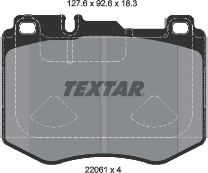 Textar 2206103 - Jarrupala, levyjarru onlydrive.pro