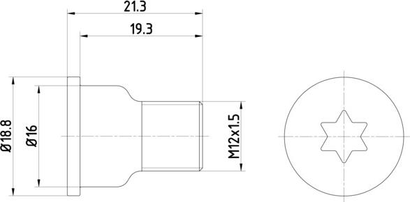 Textar TPM0005 - Болт, диск тормозного механизма onlydrive.pro