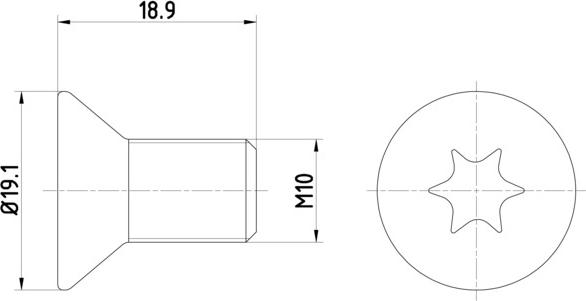 Textar TPM0010 - Bolt, brake disc onlydrive.pro