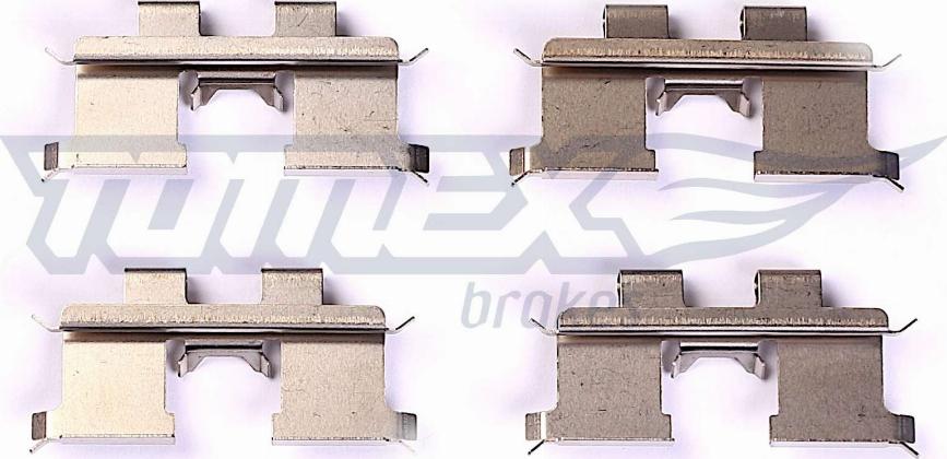 TOMEX brakes TX 44-46 - Priedų komplektas, diskinių stabdžių trinkelės onlydrive.pro