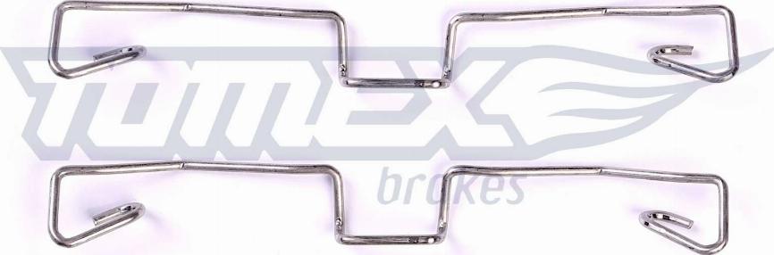 TOMEX brakes TX 44-02 - Piederumu komplekts, Disku bremžu uzlikas onlydrive.pro