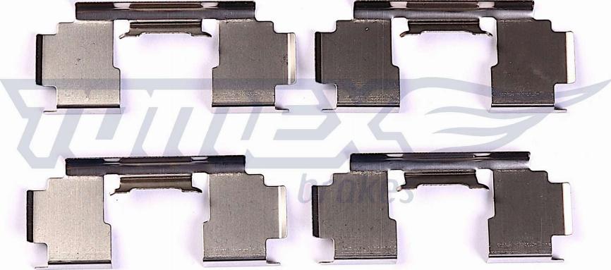 TOMEX brakes TX 44-15 - Priedų komplektas, diskinių stabdžių trinkelės onlydrive.pro