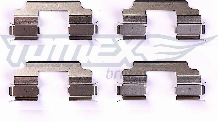 TOMEX brakes TX 44-38 - Priedų komplektas, diskinių stabdžių trinkelės onlydrive.pro