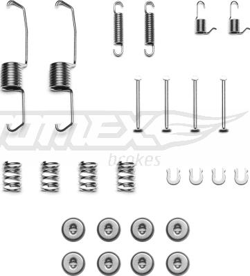 TOMEX brakes TX 40-49 - Accessory Kit, brake shoes onlydrive.pro
