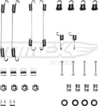 TOMEX brakes TX 40-42 - Accessory Kit, brake shoes onlydrive.pro