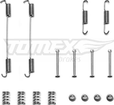 TOMEX brakes TX 40-51 - Accessory Kit, brake shoes onlydrive.pro