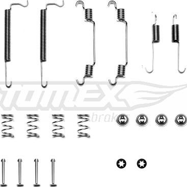 TOMEX brakes TX 40-05 - Accessory Kit, brake shoes onlydrive.pro