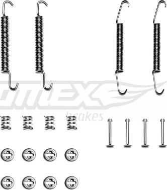 TOMEX brakes TX 40-06 - Priedų komplektas, stabdžių trinkelės onlydrive.pro