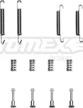 TOMEX brakes TX 40-02 - Accessory Kit, brake shoes onlydrive.pro