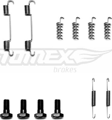 TOMEX brakes TX 40-07 - Priedų komplektas, stabdžių trinkelės onlydrive.pro