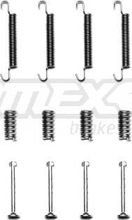 TOMEX brakes TX 40-19 - Piederumu komplekts, Bremžu loki onlydrive.pro