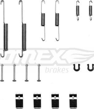 TOMEX brakes TX 40-17 - Accessory Kit, brake shoes onlydrive.pro