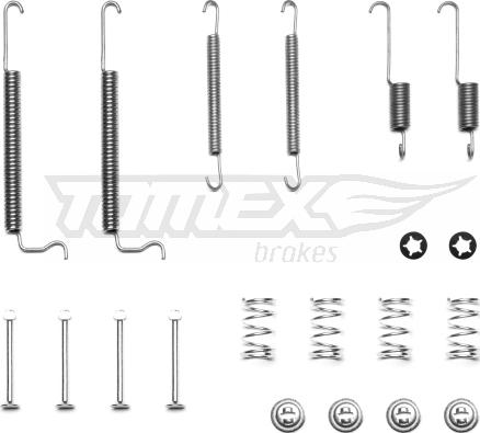 TOMEX brakes TX 40-81 - Accessory Kit, brake shoes onlydrive.pro