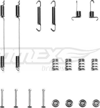 TOMEX brakes TX 40-31 - Accessory Kit, brake shoes onlydrive.pro