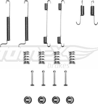 TOMEX brakes TX 40-32 - Accessory Kit, brake shoes onlydrive.pro