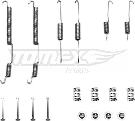TOMEX brakes TX 40-29 - Accessory Kit, brake shoes onlydrive.pro