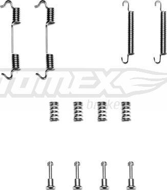 TOMEX brakes TX 40-24 - Accessory Kit, brake shoes onlydrive.pro