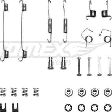 TOMEX brakes TX 40-25 - Accessory Kit, brake shoes onlydrive.pro