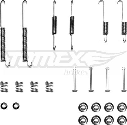 TOMEX brakes TX 40-26 - Accessory Kit, brake shoes onlydrive.pro