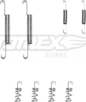 TOMEX brakes TX 40-28 - Accessory Kit, brake shoes onlydrive.pro