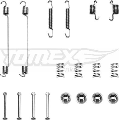 TOMEX brakes TX 40-23 - Accessory Kit, brake shoes onlydrive.pro