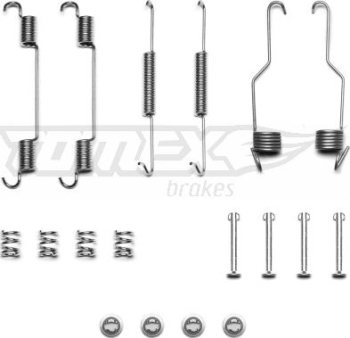 TOMEX brakes TX 40-78 - Accessory Kit, brake shoes onlydrive.pro