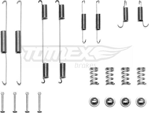TOMEX brakes TX 41-79 - Accessory Kit, brake shoes onlydrive.pro