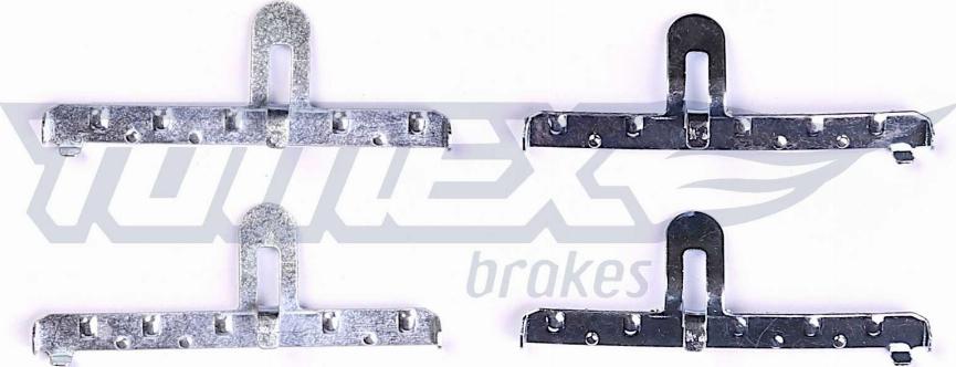 TOMEX brakes TX 43-43 - Priedų komplektas, diskinių stabdžių trinkelės onlydrive.pro