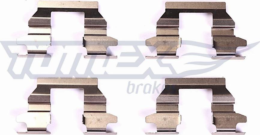 TOMEX brakes TX 43-85 - Priedų komplektas, diskinių stabdžių trinkelės onlydrive.pro